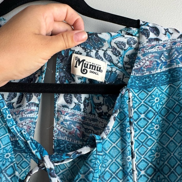 Show Me Your MuMu Blue Patterned Romper - Picture 3 of 7